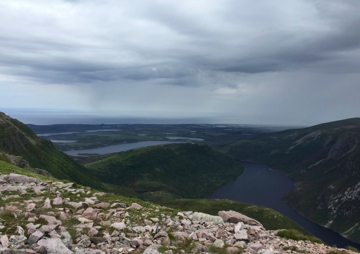 View Atop Gros Morne Mountain - 10 Mile Pond Gorge