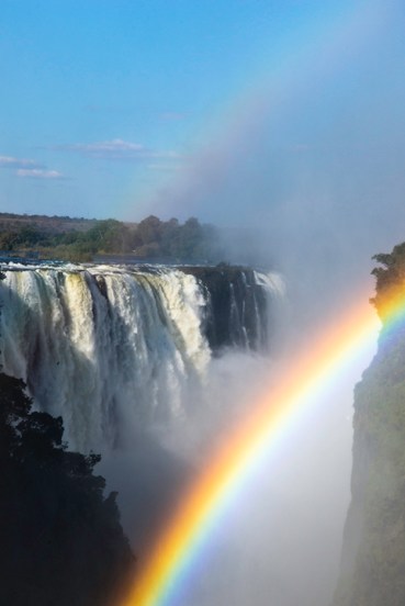 Double Rainbow over Victoria Falls